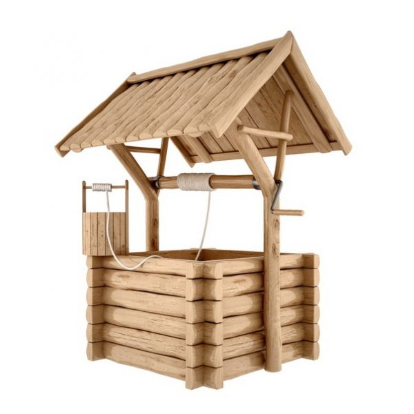 Колодец декоративный для сада